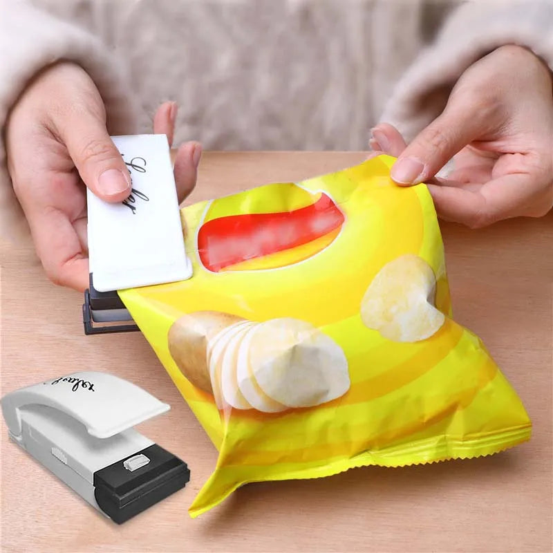 Portable Plastic Heat Bag Sealer & Snack Packaging Machine for Kitchen