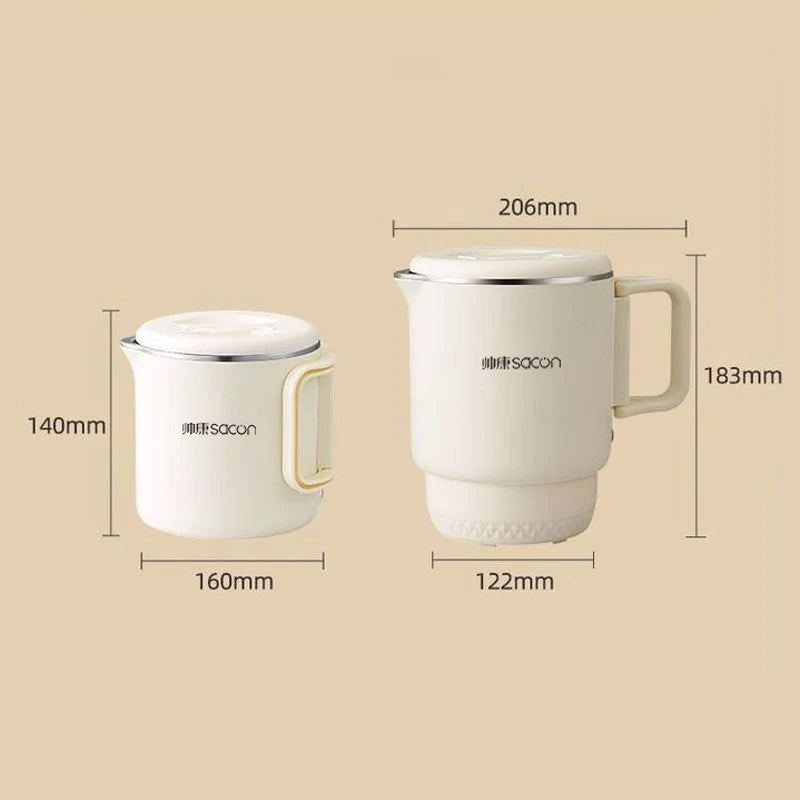 2025 3-in-1 Multifunctional Rice Cooker & Electric Kettle, Foldable